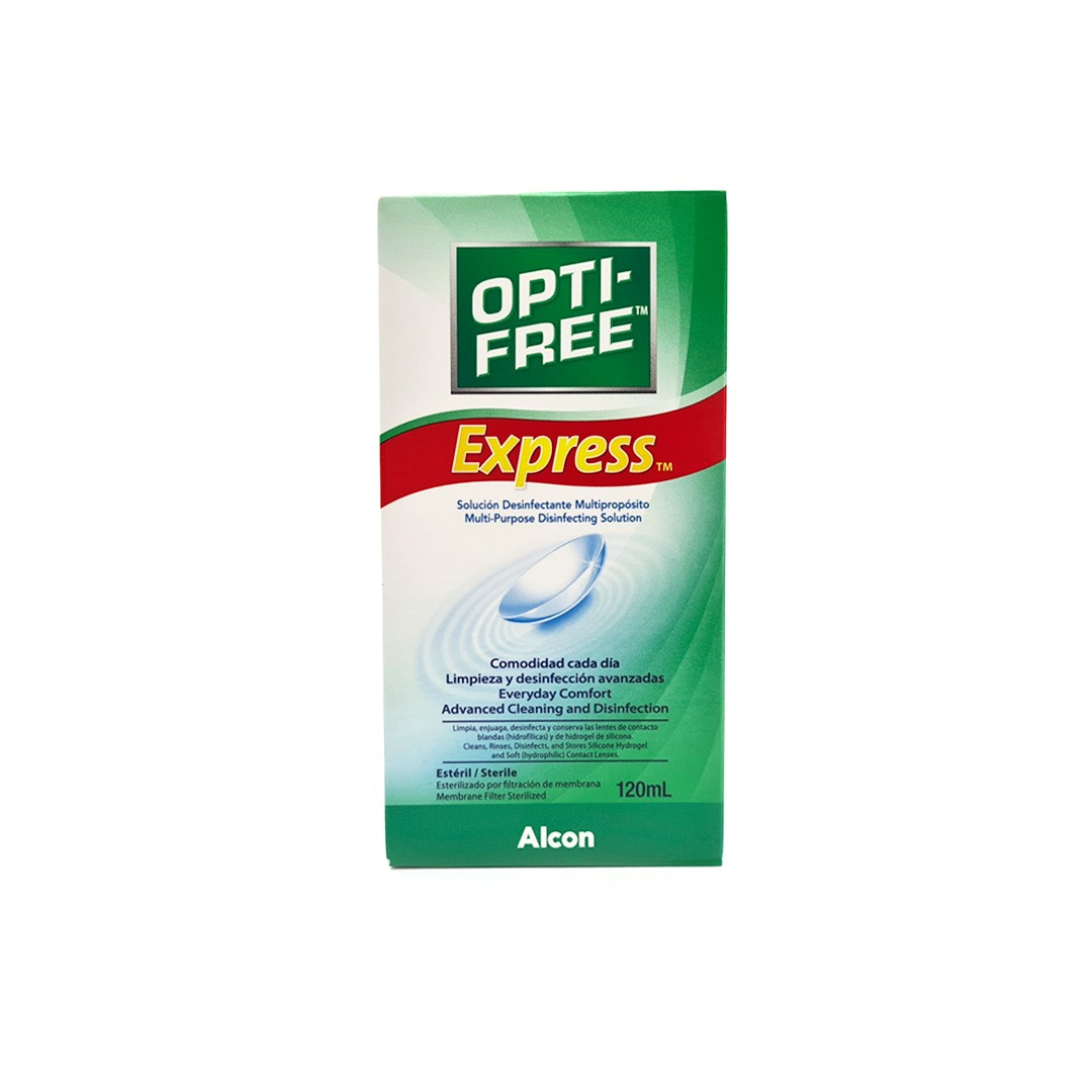 LIQUIDO PARA LENTES DE CONTACTO OPTI-FREE EXPRESS 120ML